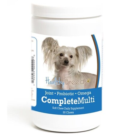 Healthy Breeds Healthy Breeds 192959009996 Chinese Crested all in one Multivitamin Soft Chew - 90 Count 192959009996